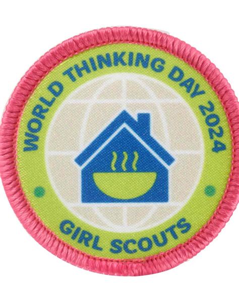 2024 World Thinking Day Patch Girl Scouts Of Silver Sage Council