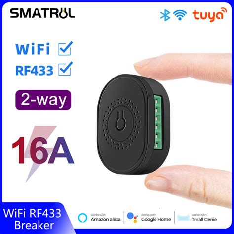 Smatrul Wifi And Rf Smart Wireless Switch A Light Mini Tuya Smart