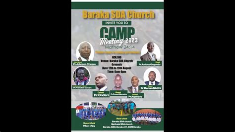 Welcome All To Our Camp Meeting Youtube