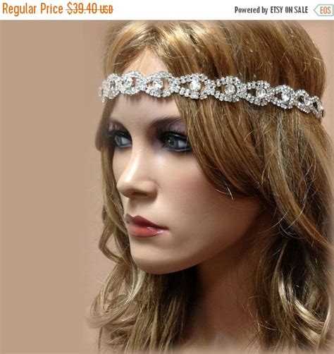 Bridal Hair Accessory Bridal Headband Rhinestone Headband Crystal