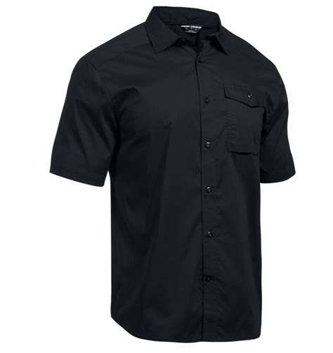 Under Armour Mens Tactical Button Down Short Sleeve Shirt Full Cut