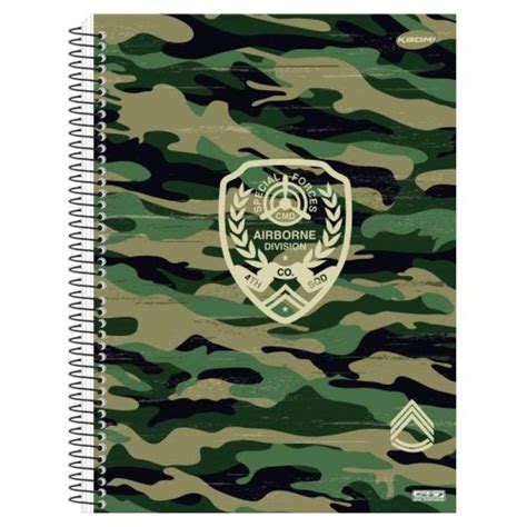 Caderno Univ Mat Kbom Espcial Forces Espiral Capa Dura S O