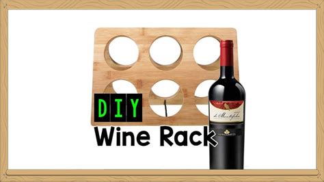 How To Build A DIY Wine Rack YouTube