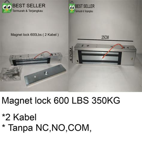 Jual Magnetic Door Lock Mlock Lbs Kg With Led Merah Jakarta