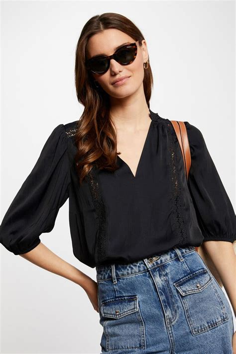 Blouse Lange Mouwen Blauw Morgan De Toi Oumage Navy Pointcarre