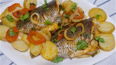 Baked Tilapia Stuffed Whole Fish Youtube