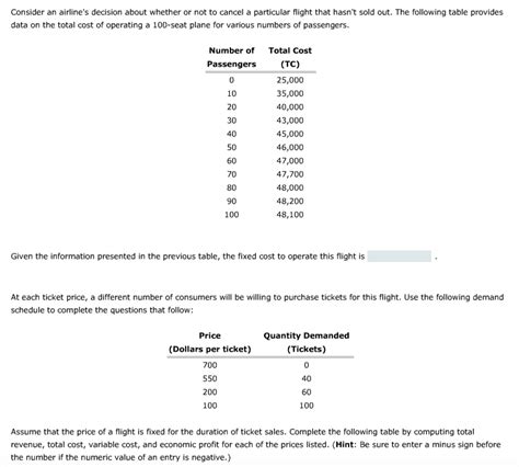 Solved Consider An Airline S Decision About Whether Or Not Chegg