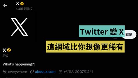 Twitter 變 很奇怪？其實這個 X 網域比你想像中還稀有 Beanfun