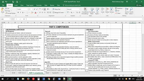 Individual Performance Commitment and Review Form (IPCRF) Template ...