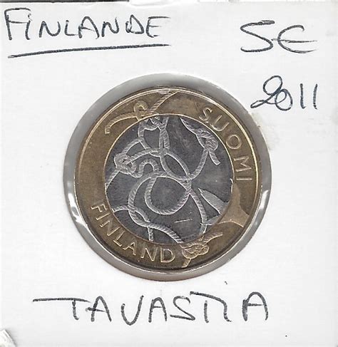 FINLANDE 2011 5 EURO TAVASTIA SUP Gonçalves Lobo Numismatique