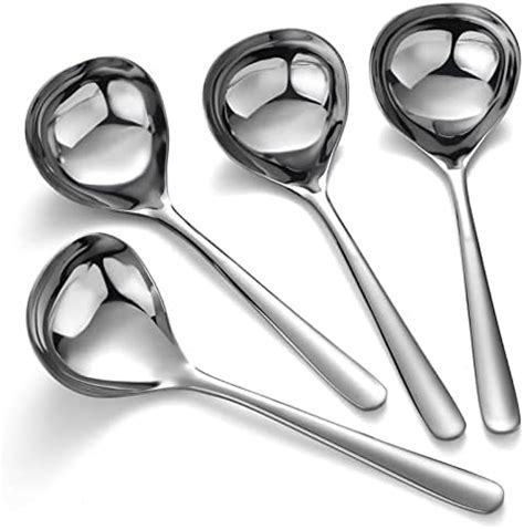 Amazon Soup Spoons Stainless Steel Ramen Spoon Set Of 4 Heavy Duty