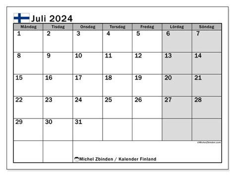 Kalender Juli Gabie Jocelyn