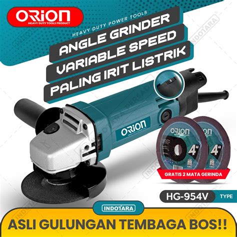 Jual Mesin Gerinda Tangan Angle Grinder Orion Hg V Variable Speed