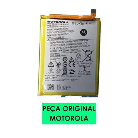 Bateria Moto G7 Power XT1955 Original Up Help B2B