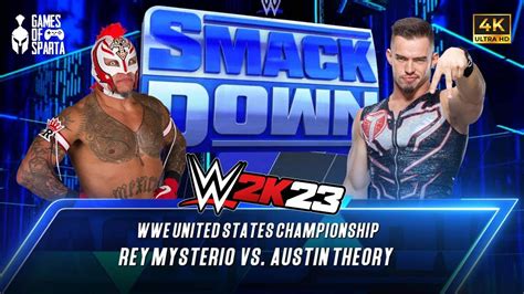 Rey Mysterio Wins The Wwe United States Championship From Austin Theory