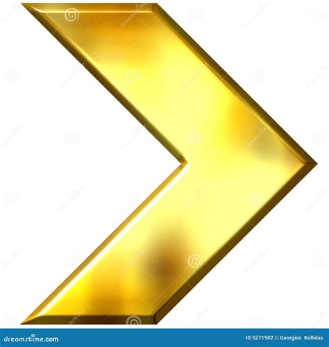 Golden Arrow Royalty-Free Illustration | CartoonDealer.com #17646312