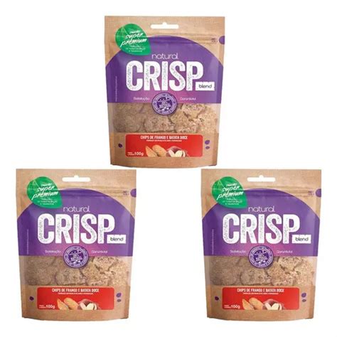 Combo Un Snacks Frango E Batata Doce Natural Crisp G