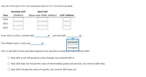 Solved Real Versus Nominal Gdp Consider A Simple Economy Chegg