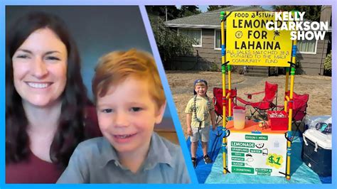 5-Year-Old Boy's Lemonade Stand Raises $20,000 For Maui Fire Relief ...