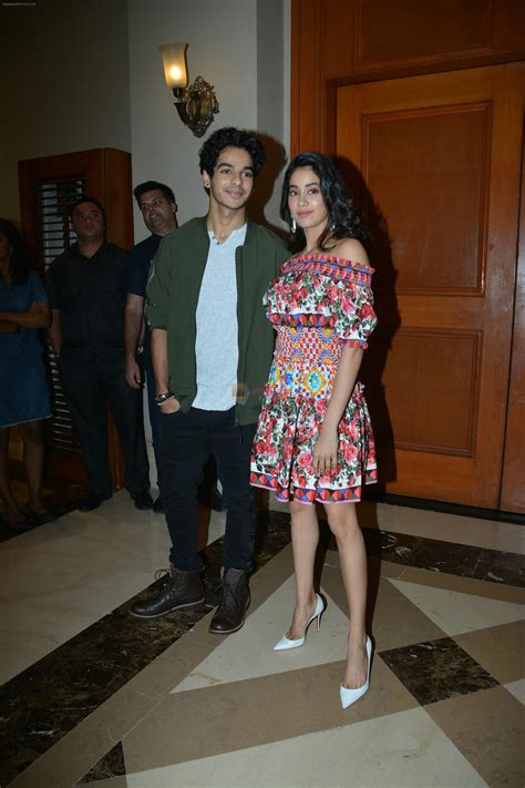 Janhvi Kapoor Ishaan Khattar At Dhadak Success Press Conference In Jw