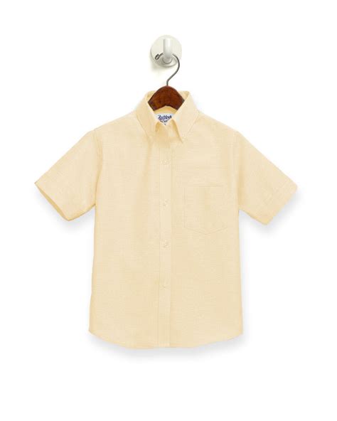 Short Sleeve Male Yellow Oxford – Zoghby's Uniforms