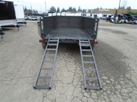 2024 Summit Cascade 6x10 10K Dump Trailer With Tarp Ramps Spreader