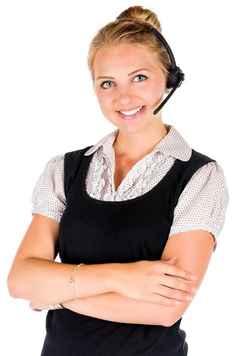 Woman With A Headset Free Stock Photo - Public Domain Pictures