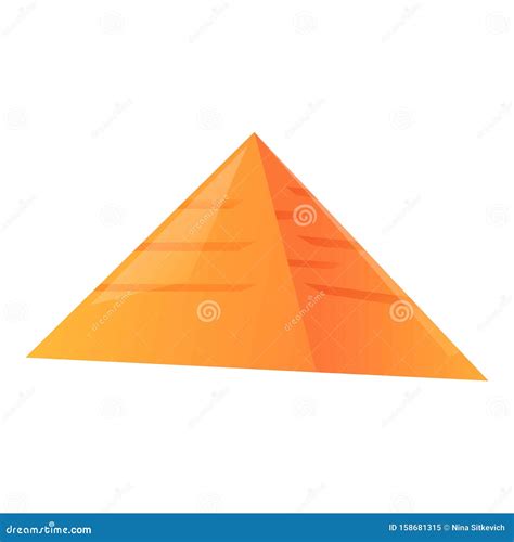 Egypte Pyramide Icon Cartoon Style CartoonDealer 158681315