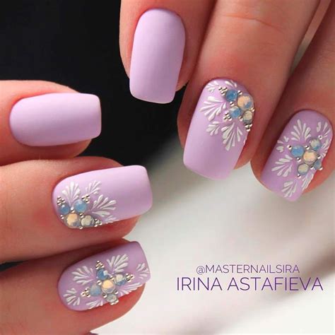 55 Unique Winter Nails Designs And Ideas To Try Lilac Nails Nail