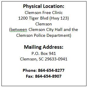 Clemson Free Clinic