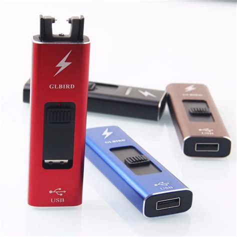 2019USB Cigarette Lighter Thin Arc Plasma Lighters Windproof Electronic