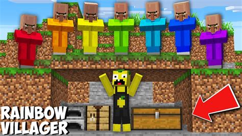 How Do I Survive Against The Evil Rainbow Villagers In Minecraft New