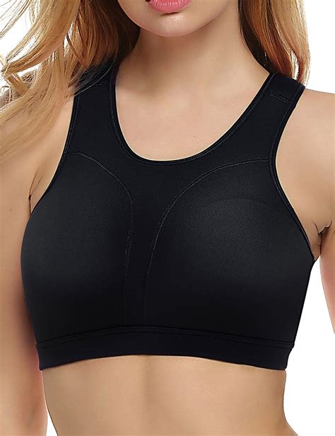 Ekouaer Women S Double Layer High Impact Full Support Sports Bra Click Image For More Details