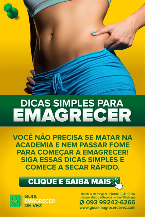 Pin Em Dicas Para Emagrecer