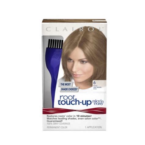 Clairol Root Touch Up Permanent Hair Color 6 Light Brown Pack Of 2