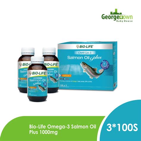 Bio Life Omega Salmon Oil Plus Mg S Shopee Malaysia