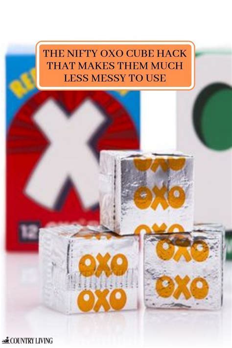 The Nifty Oxo Cube Hack We Wish Wed Known All Our Lives Cube Oxo Hacks