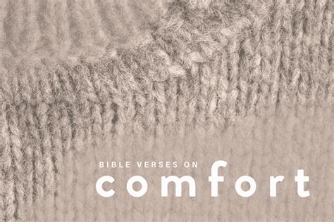 36 Bible Verses on Comfort | Bible to Life