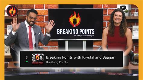 Breaking Points Hits Number 3 Podcast In Usa Breaking Points Youtube