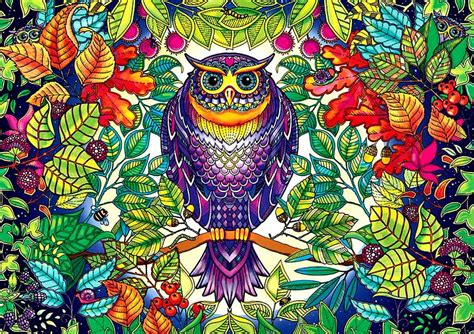 1920x1080px 1080p Free Download Whimsical Forest Owl F1 Pattern