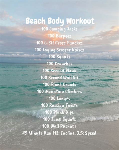 Beach Body Workout Beach Workout Routine Summer Body Workout Plan Beachbody Workouts