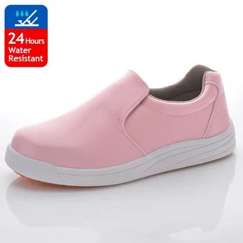 Pink Color Ladies Safety Shoes With High Heel Nurse Shoes - Buy Ladies ...