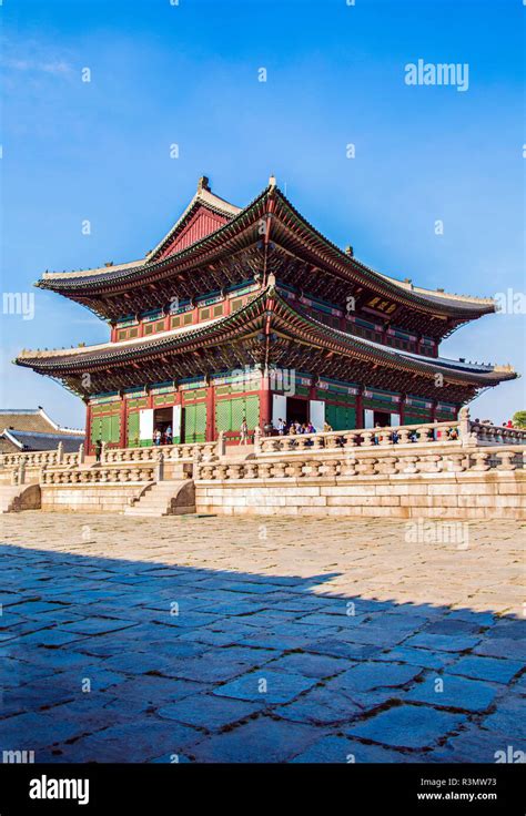 Se L Corea Del Sur Geunjeongjeon El Interior Del Pabell N Palacio