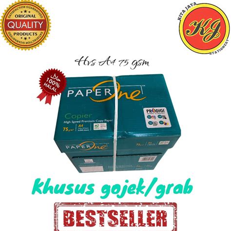 Jual Kertas HVS Paper One A4 75gsm Shopee Indonesia