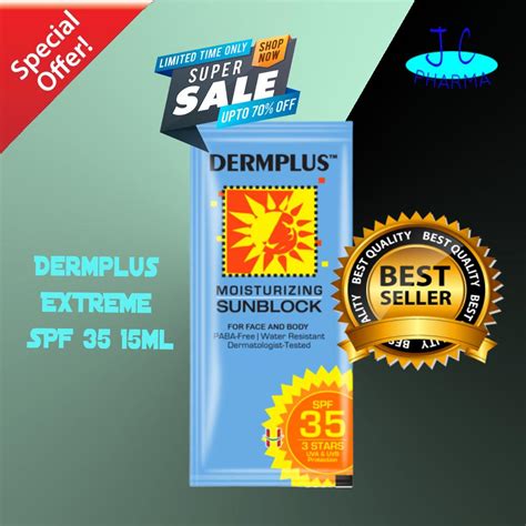 Dermplus Moisturizing Sunscreen Lotion Spf 35 15ml Lazada Ph