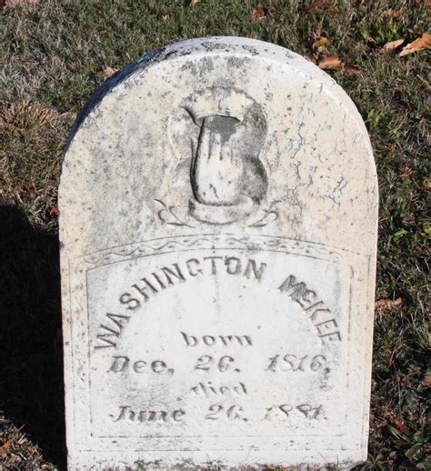 Washington Mckee Find A Grave Memorial