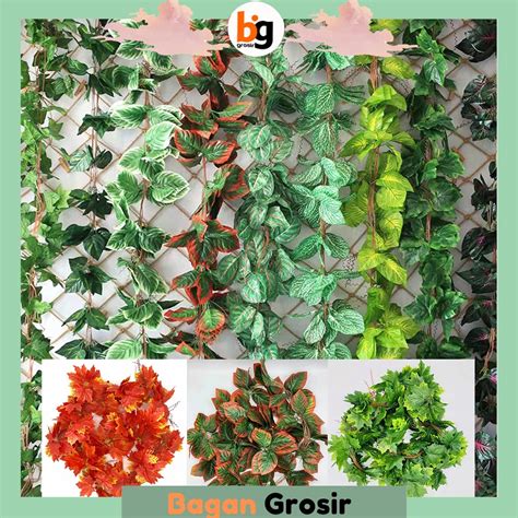 Jual BG COD Daun Juntai Rambat Plastik Artificial Tanaman Hias