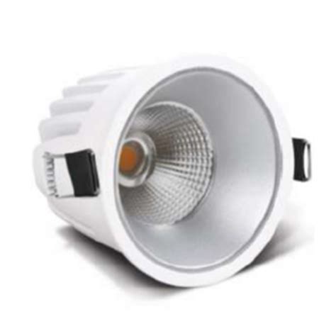 Philips Deco Cob White Silver 12 Watt Led Spot Light Warm White Ph1381