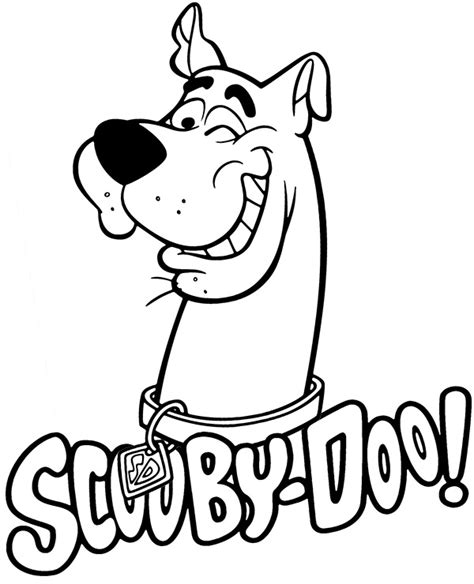 Printable Scooby Doo Coloring Page