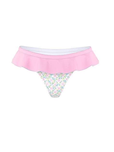 Buy Mae Thong Bikini Bottom Daisy Gingham Order Bikini Bottom Online Pink Us